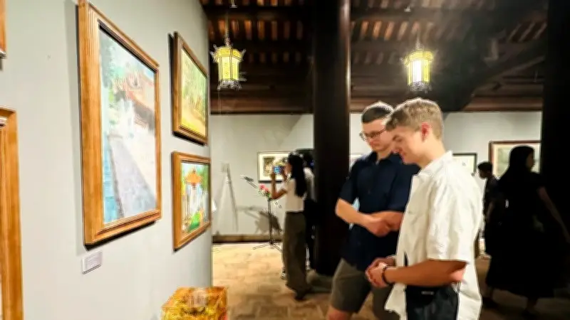 Triển lãm 'Quốc Tử Giám trong nghệ thuật' khai mạc tại Văn Miếu
