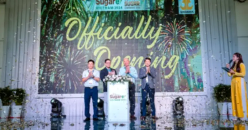 Triển lãm SUGAREX VIETNAM 2026: Hội tụ công nghệ mía đường tại TP.HCM