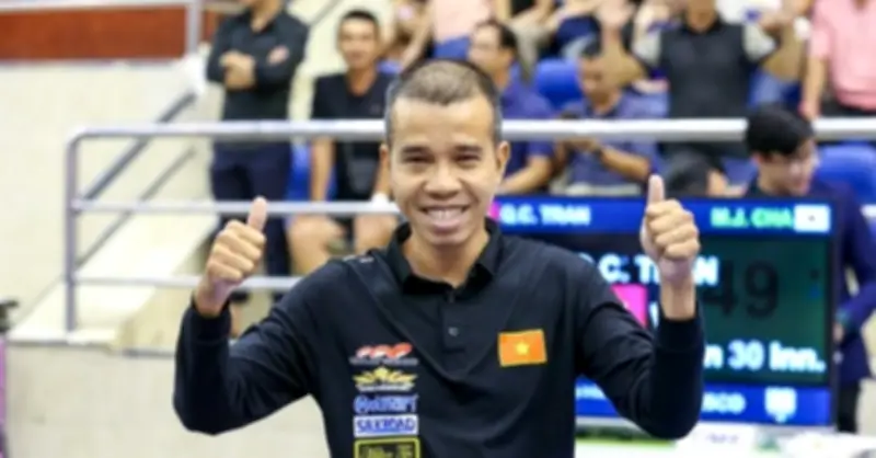 Trần Quyết Chiến dự giải billiards carom 3 băng HTV 2026