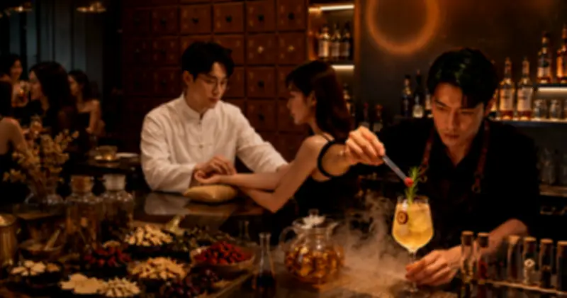 Trào lưu bar Trung y: Bắt mạch kê đơn, pha cocktail dưỡng sinh hút giới trẻ Trung Quốc