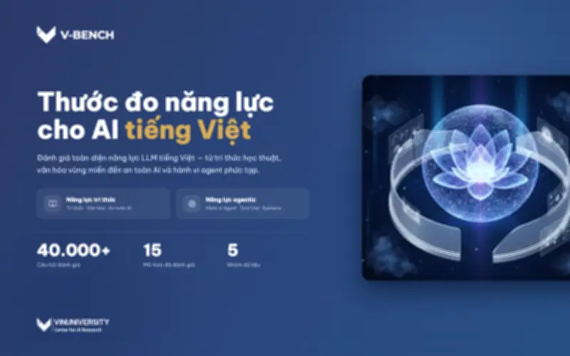 V-Bench: Công cụ đánh giá toàn diện năng lực tiếng Việt của AI