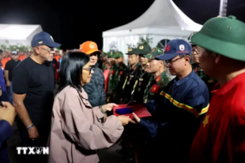 Venezuela vinh danh các đoàn cứu hộ quốc tế, gửi thư cảm ơn đến Tổng Bí thư, Chủ tịch nước Tô Lâm