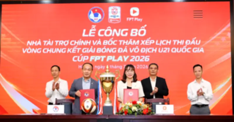 VFF và FPT Play ký kết tài trợ chính VCK U21 Quốc gia 2026