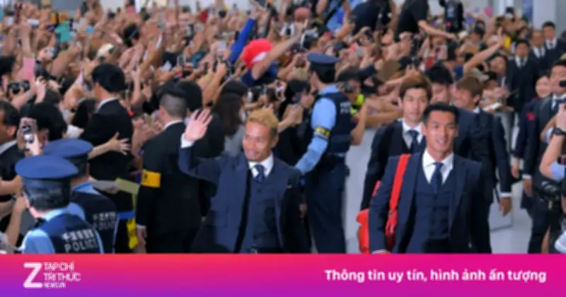 Video cảnh khó tin khi tuyển Nhật Bản trở về nước