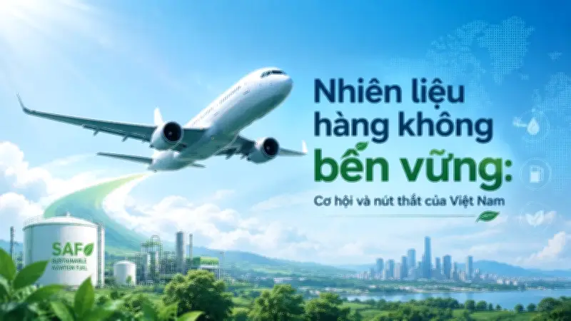Việt Nam đối mặt bài toán nhiên liệu hàng không bền vững