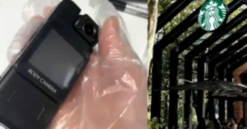 Vật nghi camera giấu kín trong nhà vệ sinh Starbucks Ecopark đã giao nộp công an
