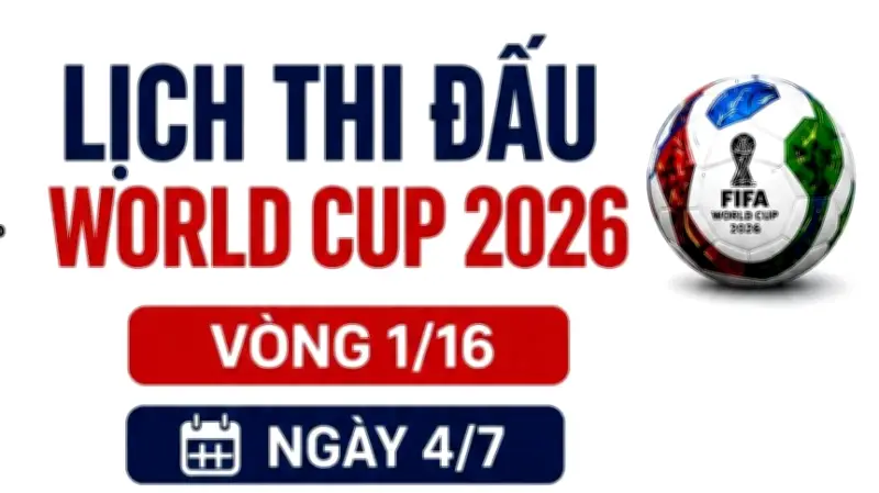 World Cup 2026: Ba trận cầu nảy lửa vòng 1/16 ngày 4/7