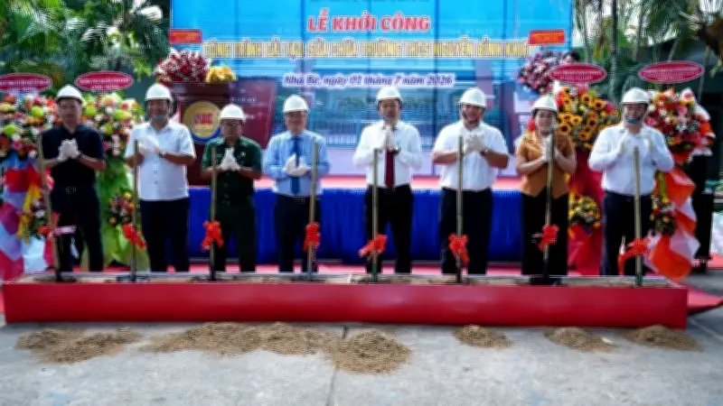 Xã Nhà Bè đầu tư gần 700 tỷ đồng cho 16 dự án giáo dục trong năm 2026