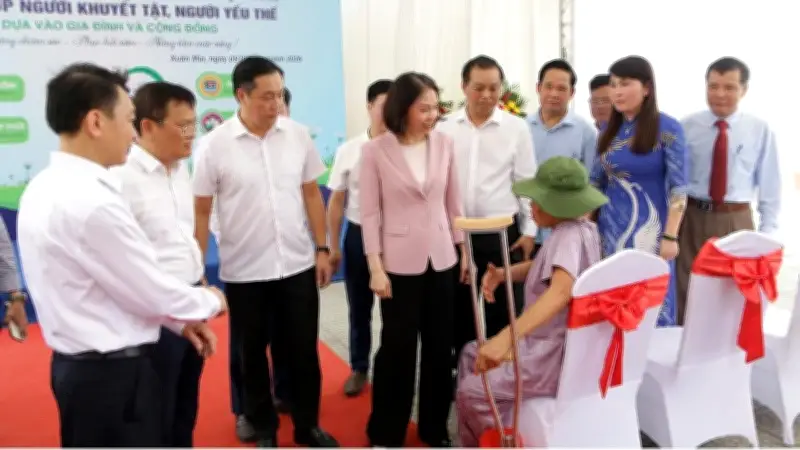 Xã Xuân Mai ra mắt mô hình phục hồi chức năng cho người khuyết tật
