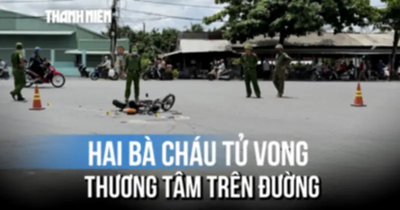 Xe bồn tông xe đạp điện, hai bà cháu tử vong ở Đồng Tháp