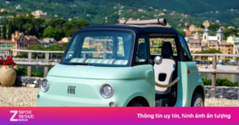 Xe điện siêu nhỏ Fiat Topolino sắp bán tại Mỹ giá 13.995 USD