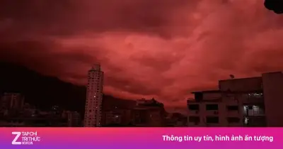 Bầu trời đỏ rực ở Caracas: Giải thích khoa học giữa thảm kịch động đất