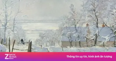 Phân tích kiệt tác 'Chim ác là' của Claude Monet: Tuyết trắng và ánh sáng