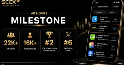 SCEX Simulator vượt 22.000 tài khoản sau 48 giờ, lọt top 2 App Store