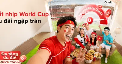 Techcombank OneU đồng hành cùng World Cup 2026, mang trải nghiệm sống động đến người hâm mộ