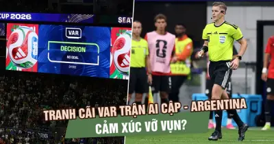 VAR gây tranh cãi khi hủy bàn thắng của Ai Cập trước Argentina ở World Cup 2026