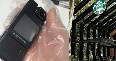 Vật nghi camera giấu kín trong nhà vệ sinh Starbucks Ecopark đã giao nộp công an
