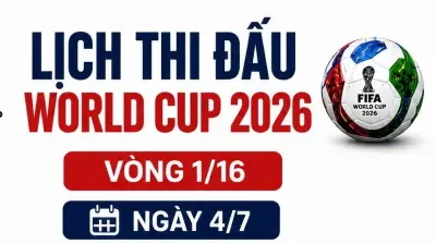 World Cup 2026: Ba trận cầu nảy lửa vòng 1/16 ngày 4/7