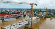 Cầu Đuống mới sắp hợp long, giải tỏa ùn tắc và nguy cơ mất an toàn