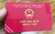 Gia hạn thẻ nhà báo kỳ hạn 2021-2025 đến 30/9/2026 lần thứ ba