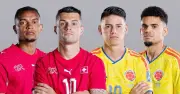 Đội hình dự kiến Thụy Sĩ vs Colombia: Kobel bắt chính, James Rodriguez đá chính