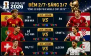 Lịch trực tiếp FIFA World Cup 2026 ngày 3/7 trên VTV