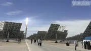 Nhà máy nhiệt điện mặt trời tháp muối nóng chảy lớn nhất châu Á tại sa mạc Gobi