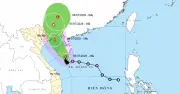 Áp thấp nhiệt đới mạnh lên thành bão số 1 Maysak, Đông Bắc Bộ mưa rất to