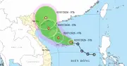Áp thấp sắp mạnh lên thành bão số 1, miền Bắc mưa rải rác