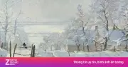 Phân tích kiệt tác 'Chim ác là' của Claude Monet: Tuyết trắng và ánh sáng