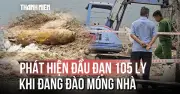Phát hiện đầu đạn 105 ly khi đào móng nhà ở TP.HCM