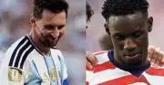 Thẻ đỏ của Balogun gây tranh cãi: Messi thoát thẻ trong tình huống tương tự