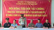 Tiêu hủy 15.396 cây thuốc lá ngoại nhập lậu trong vụ án Phó Giám đốc Công ty Sao Bắc