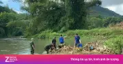 Tìm thấy thi thể bé trai sau 5 ngày mất tích ở suối Thái Nguyên